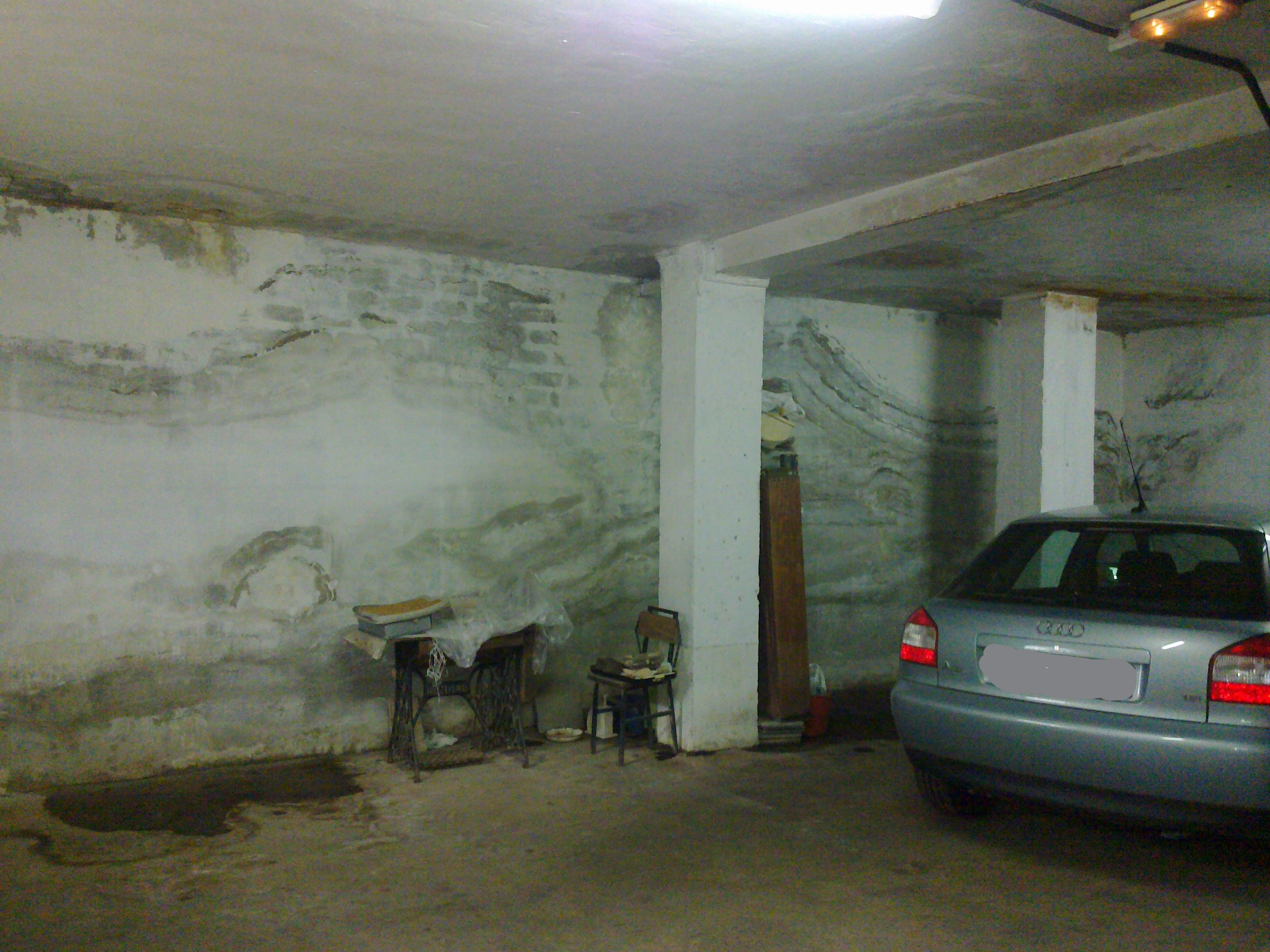 humedad en garajes y sótanos